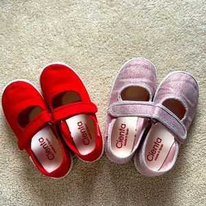 2 pairs of 26c Cienta Mary Jane Shoes
